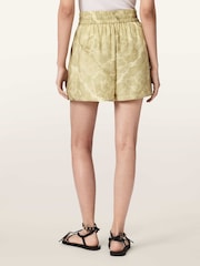 AllSaints Green Isla Shorts - Image 4 of 7