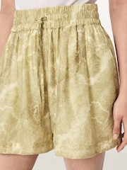 AllSaints Green Isla Shorts - Image 5 of 7