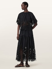 AllSaints Black Femi Top - Image 2 of 6