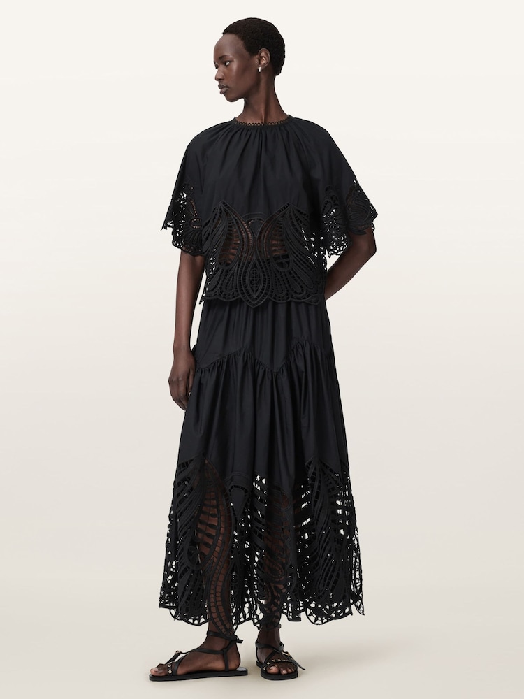 AllSaints Black Femi Top - Image 2 of 6