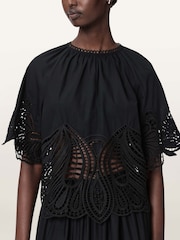 AllSaints Black Femi Top - Image 3 of 6
