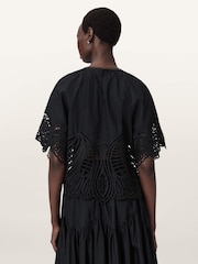 AllSaints Black Femi Top - Image 4 of 6