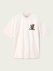 AllSaints White Cacti Short Sleeve Crew Neck T-Shirt - Image 7 of 7