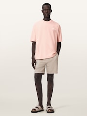 AllSaints Pink Odyssey Short Sleeve Crew Neck T-Shirt - Image 2 of 7