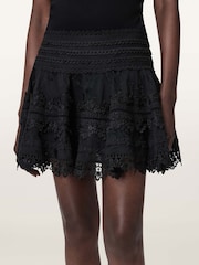 AllSaints Black Lillith Skirt - Image 3 of 7