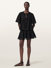 AllSaints Black Lillith Skirt - Image 5 of 7