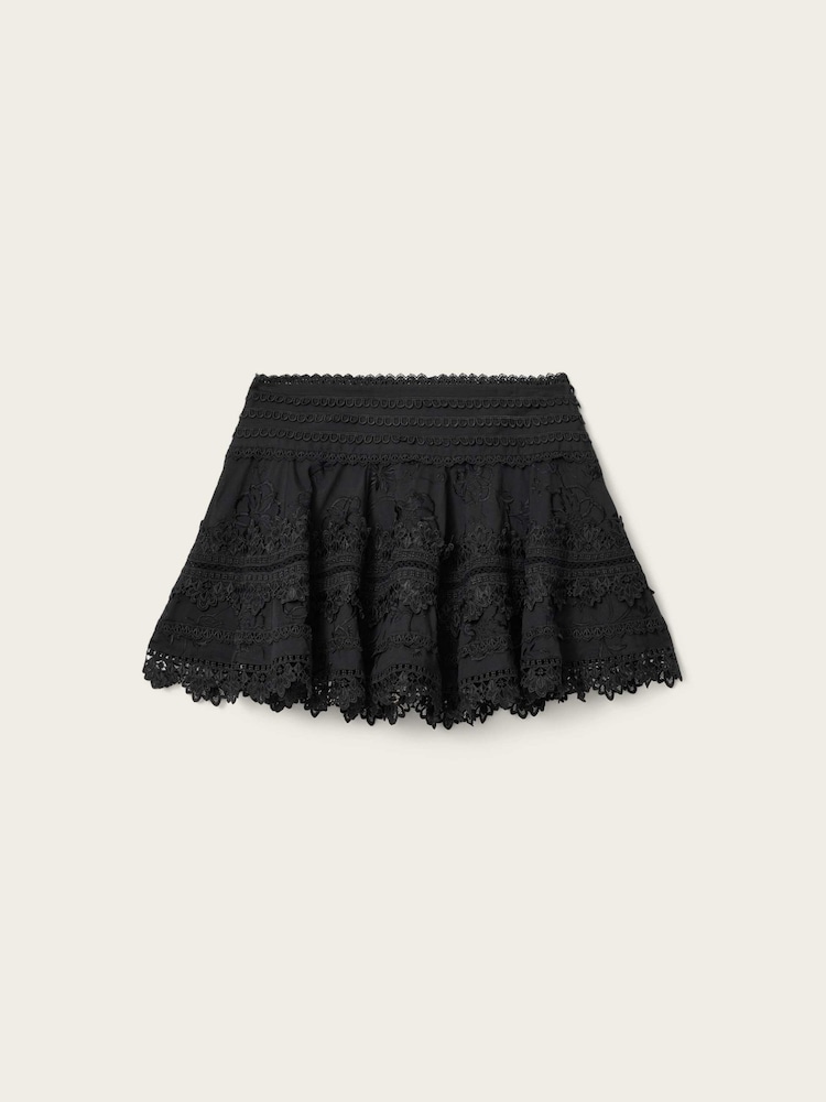 AllSaints Black Lillith Skirt - Image 7 of 7