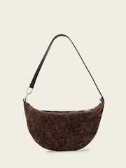 AllSaints Brown Luna Leppo Micro Bag - Image 2 of 7