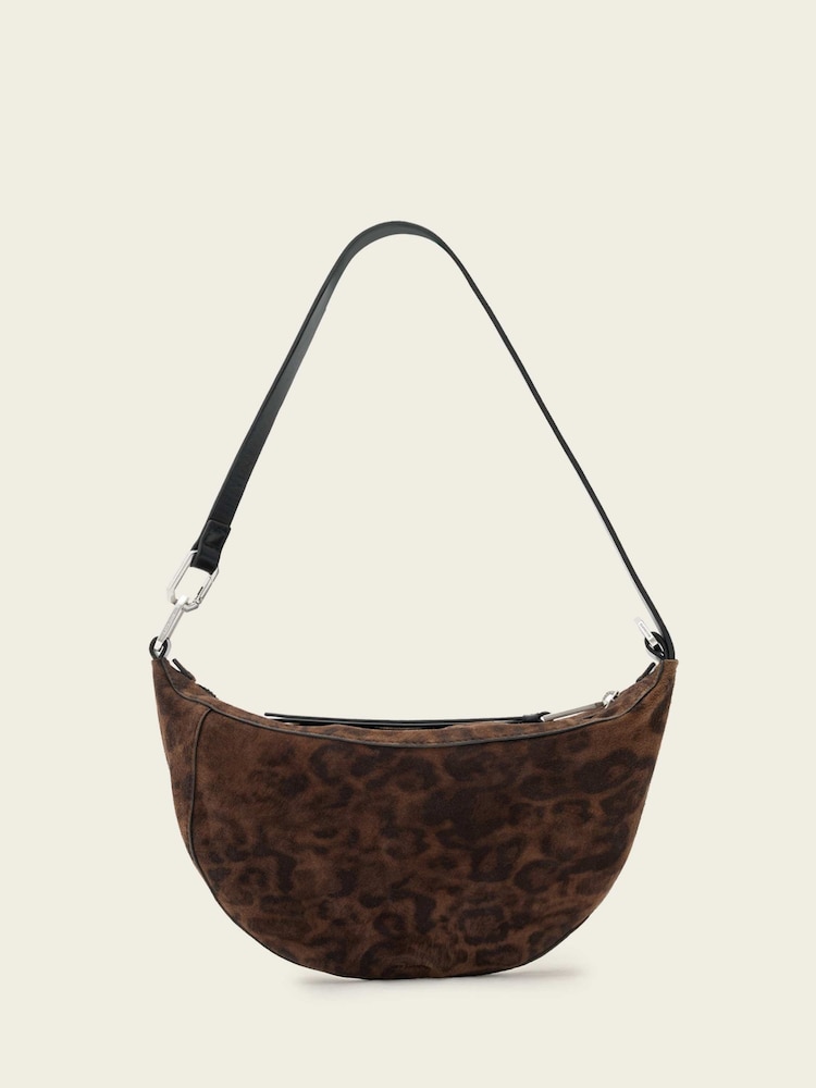 AllSaints Brown Luna Leppo Micro Bag - Image 2 of 7