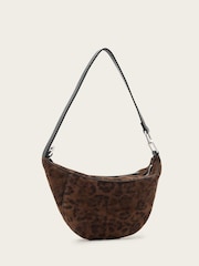 AllSaints Brown Luna Leppo Micro Bag - Image 4 of 7