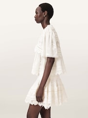 AllSaints White Lillith Skirt - Image 4 of 8