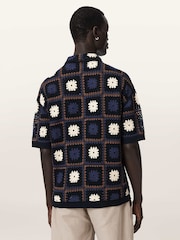 AllSaints Blue Mandon Cardigan - Image 4 of 6