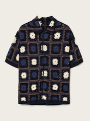 AllSaints Blue Mandon Cardigan - Image 6 of 6