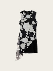 AllSaints Black Riley Mini Dress - Image 7 of 7