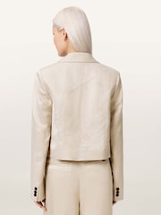 AllSaints Cream Helena Blazer - Image 5 of 7