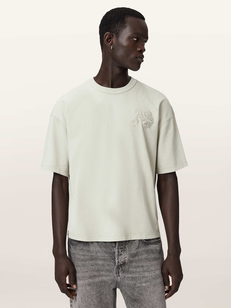 AllSaints Insignia Short Sleeve Crew Neck T-Shirt - Imagen 1 de 7