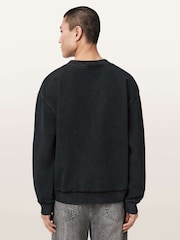 AllSaints Black Dash Crew Sweat Tops - Image 5 of 7