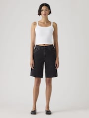 Levi's Black Baggy Dad Shorts - Image 2 of 6