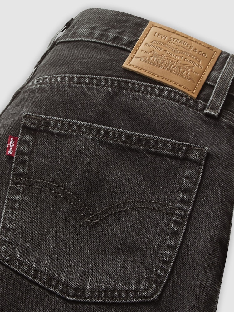 Levi's Black Baggy Dad Shorts - Image 6 of 6
