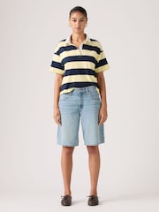 Levi's Light Blue Denim Baggy Dad Jort - Image 1 of 4