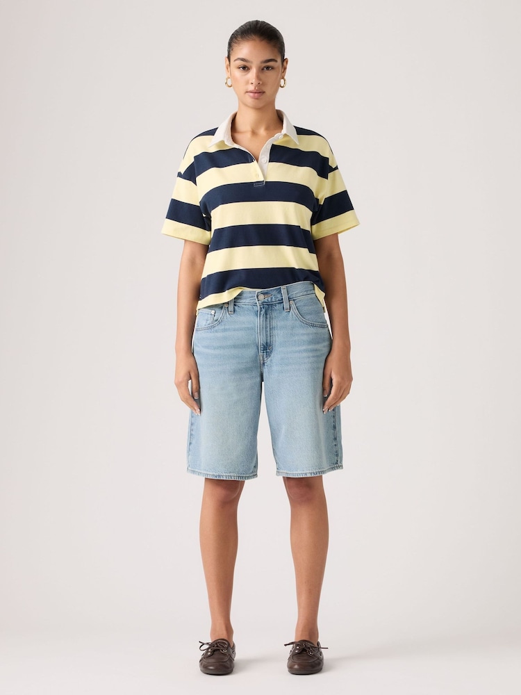 Levi's Light Blue Denim Baggy Dad Jort - Image 1 of 4