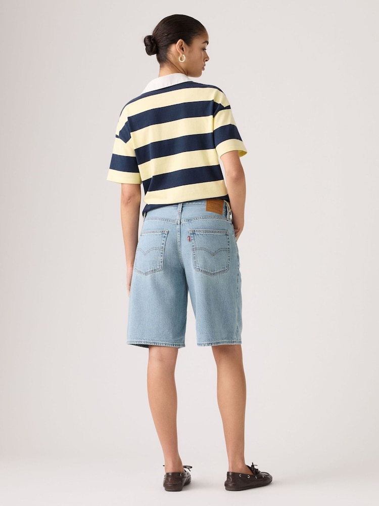 Levi's Light Blue Denim Baggy Dad Jort - Image 2 of 4