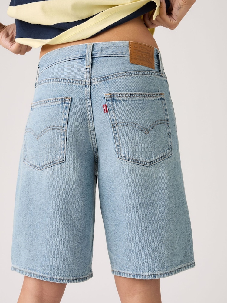 Levi's Light Blue Denim Baggy Dad Jort - Image 4 of 4