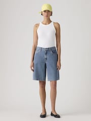 Levi's Mid Blue Denim Baggy Dad Shorts - Image 1 of 6