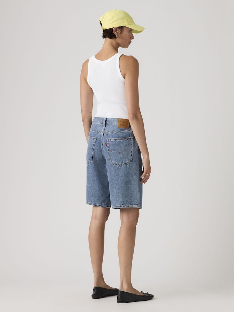 Levi's Mid Blue Denim Baggy Dad Shorts - Image 2 of 6