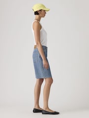 Levi's Mid Blue Denim Baggy Dad Shorts - Image 3 of 6