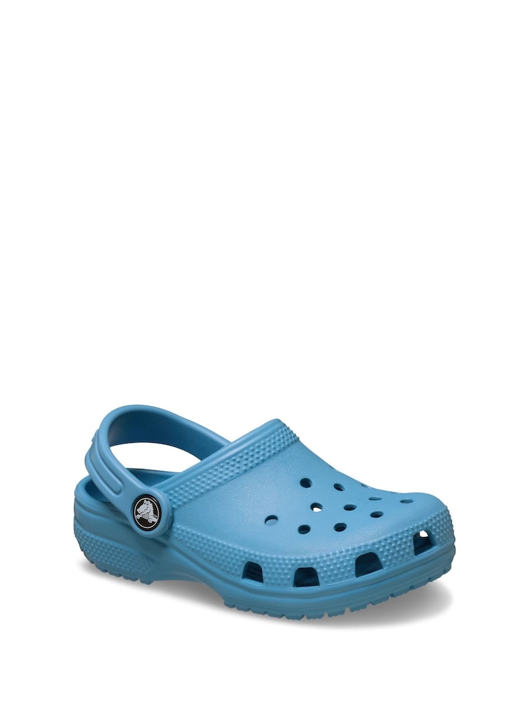Crocs Blue Classic Toddler Clogs - Image 2 of 4 Crocs Blue Classic Toddler Clogs - Image 2 of 4