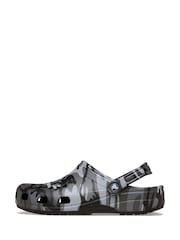 Crocs Black Classic Camouflage Clogs - Image 2 of 7