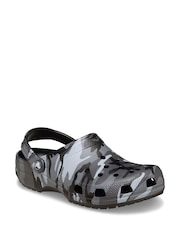 Crocs Black Classic Camouflage Clogs - Image 3 of 7