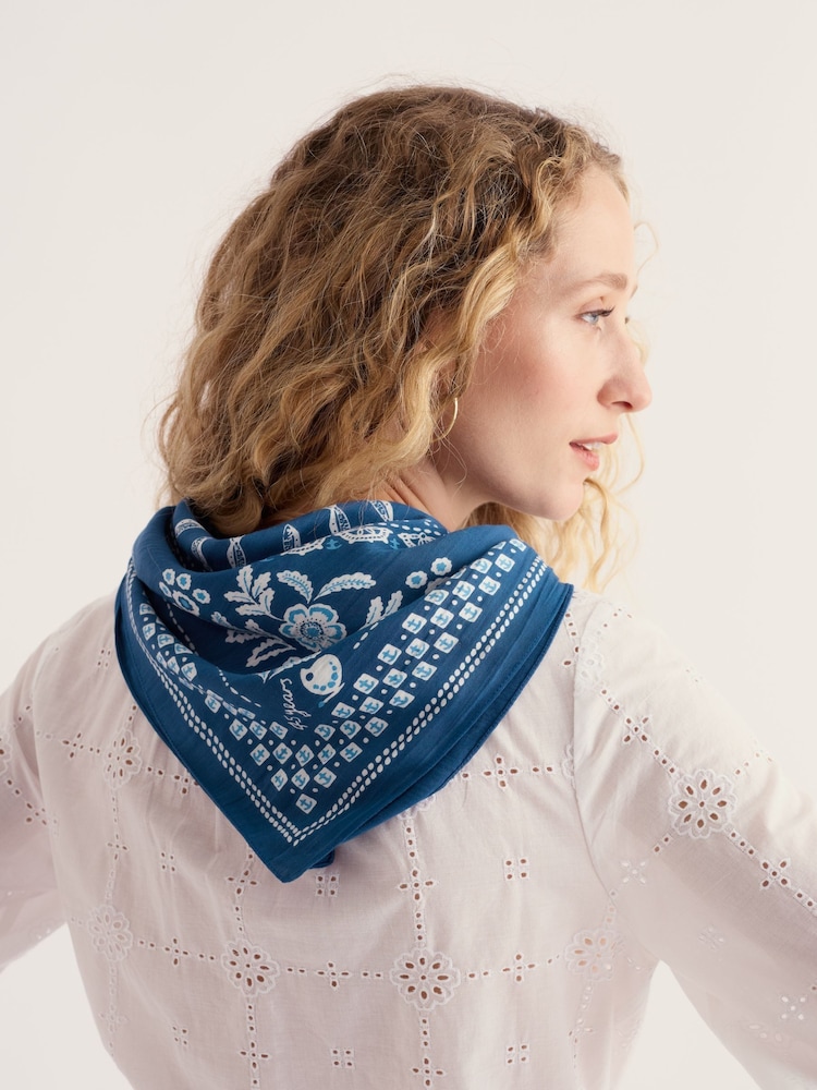 Seasalt Cornwall May Garland Square Scarve - Imagen 2 de 5