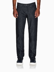 Armani Exchange Blue Slim-Fit Logo Jeans - Image 1 of 5