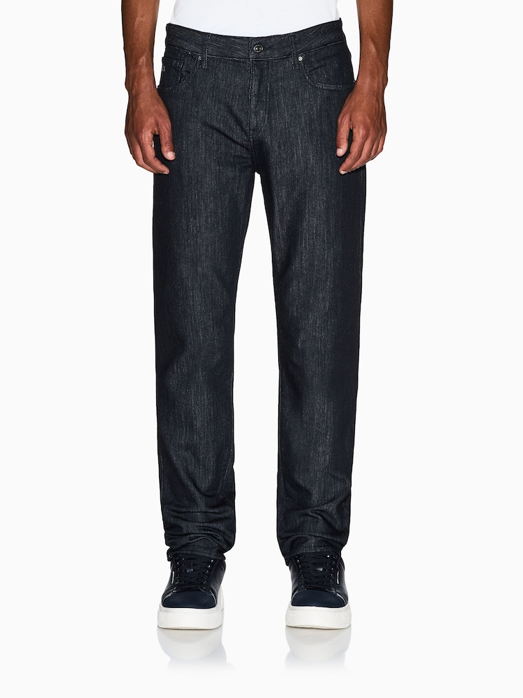Armani Exchange Blue Slim-Fit Logo Jeans - Image 1 of 5