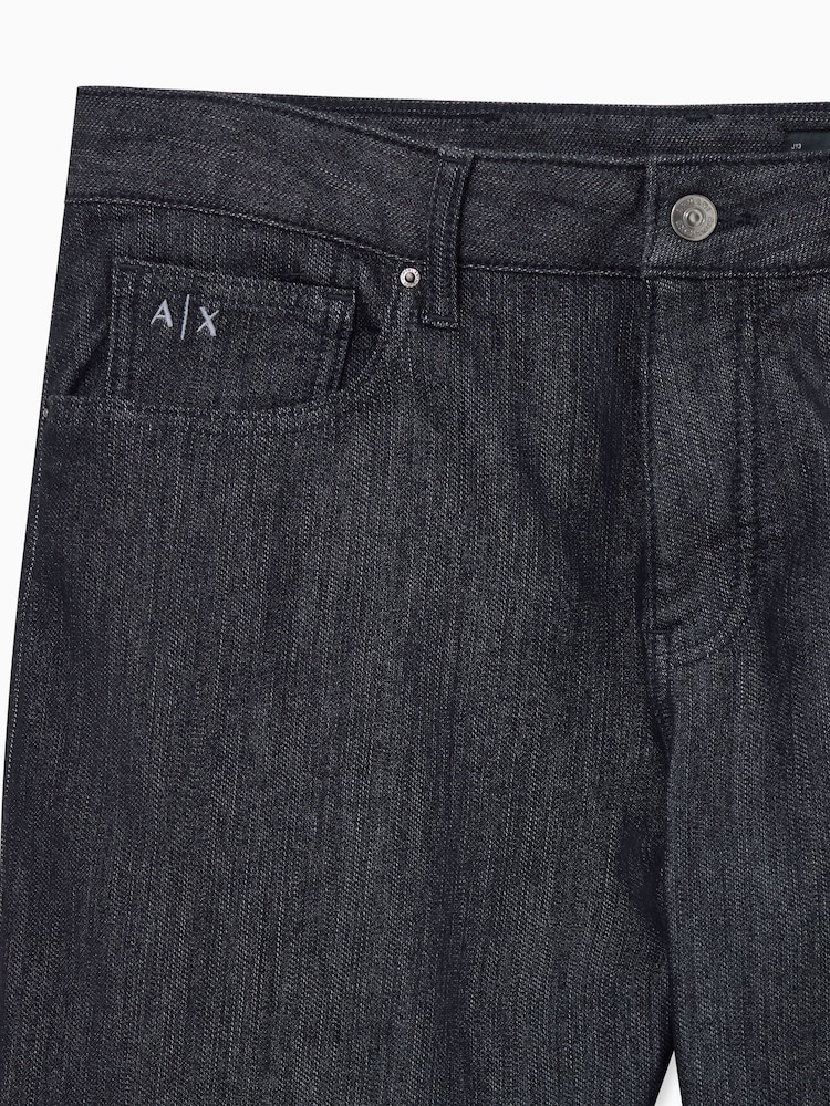 Armani Exchange Blue Slim-Fit Logo Jeans - Image 5 of 5
