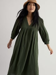 Seasalt Cornwall Green Earth Colours Dress - Image 1 of 5