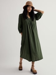 Seasalt Cornwall Green Earth Colours Dress - Image 2 of 5
