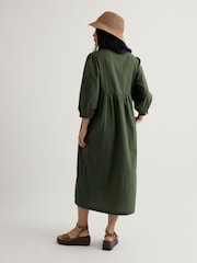 Seasalt Cornwall Green Earth Colours Dress - Image 3 of 5