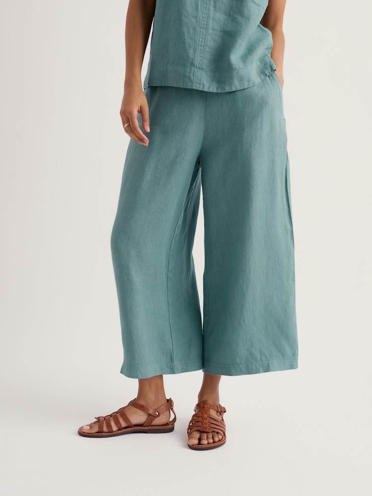 Seasalt Cornwall Blue Merrivale Culottes - Image 2 of 5