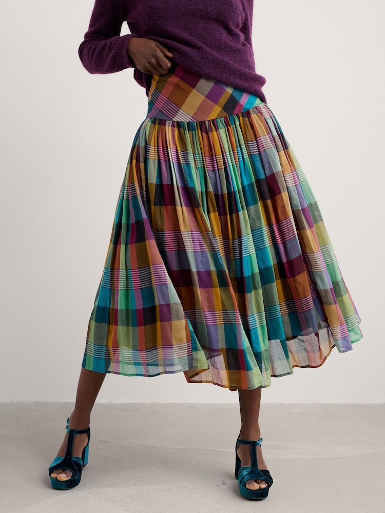 Seasalt Cornwall Purple Exhibition Skirt - Image 2 of 5 Seasalt Cornwall Purple Exhibition Skirt - Image 2 of 5