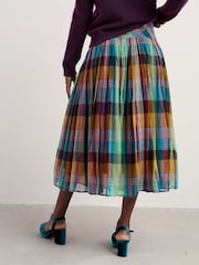 Seasalt Cornwall Purple Exhibition Skirt - Image 3 of 5