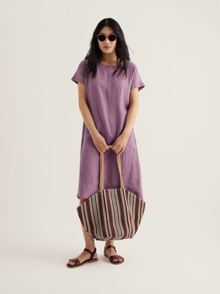 Seasalt Cornwall Purple Primary Dress - Image 1 of 5