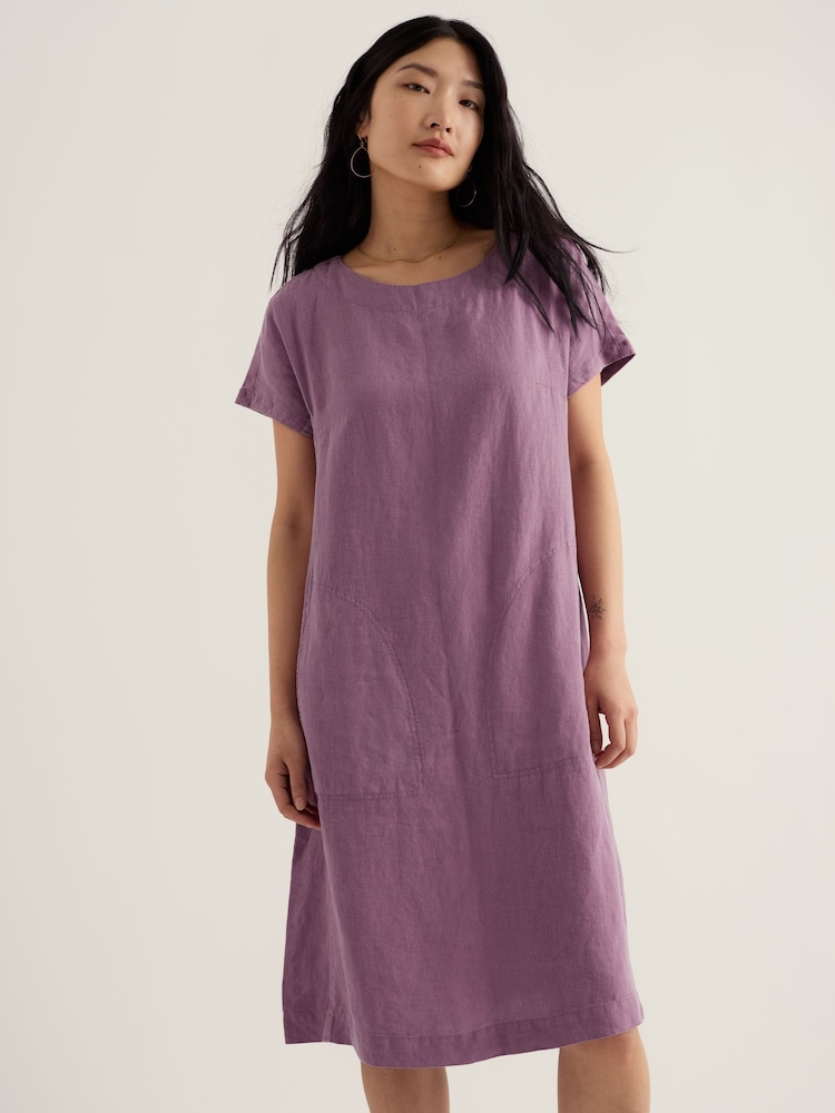 Seasalt Cornwall Purple Primary Dress - Image 2 of 5