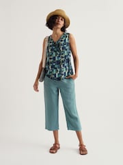 Seasalt Cornwall Blue Brawn Point Trousers - Image 1 of 5