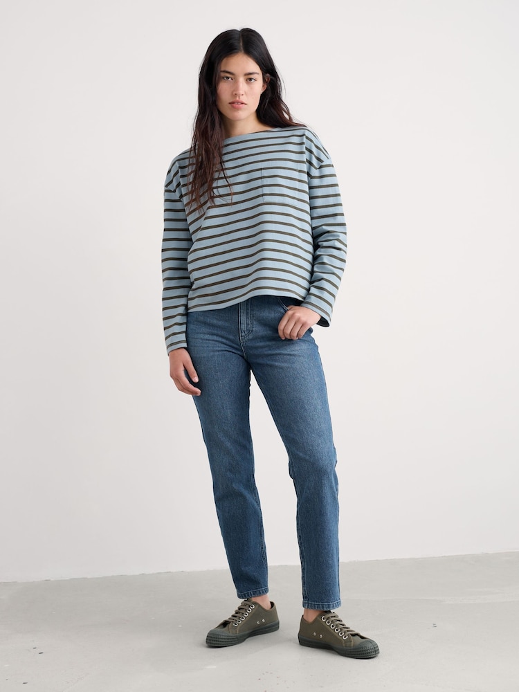 Seasalt Cornwall Blue Mellior Jeans - Image 1 of 5 Seasalt Cornwall Blue Mellior Jeans - Image 1 of 5