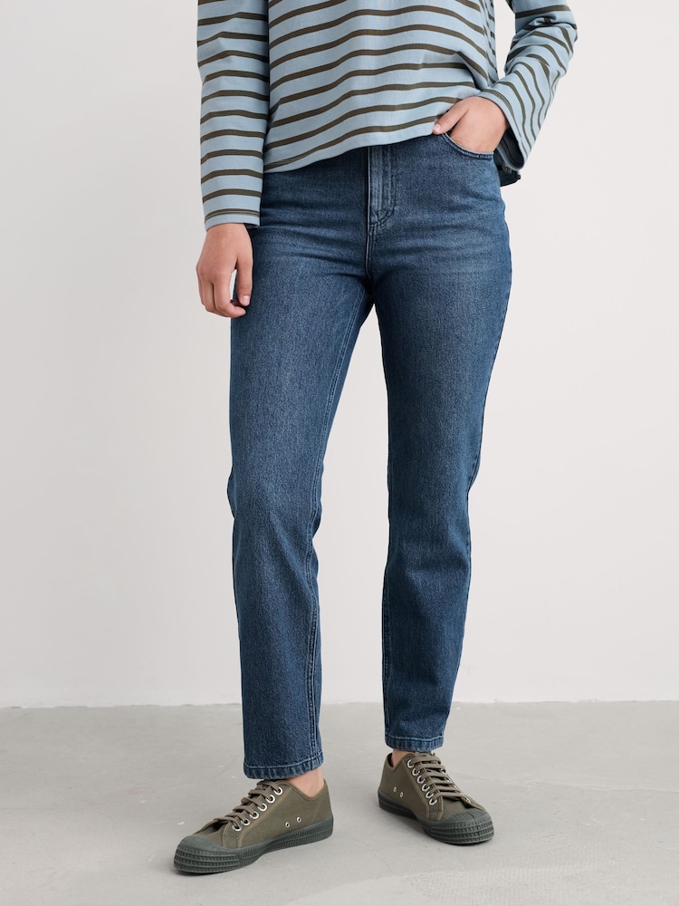Seasalt Cornwall Blue Mellior Jeans - Image 2 of 5 Seasalt Cornwall Blue Mellior Jeans - Image 2 of 5