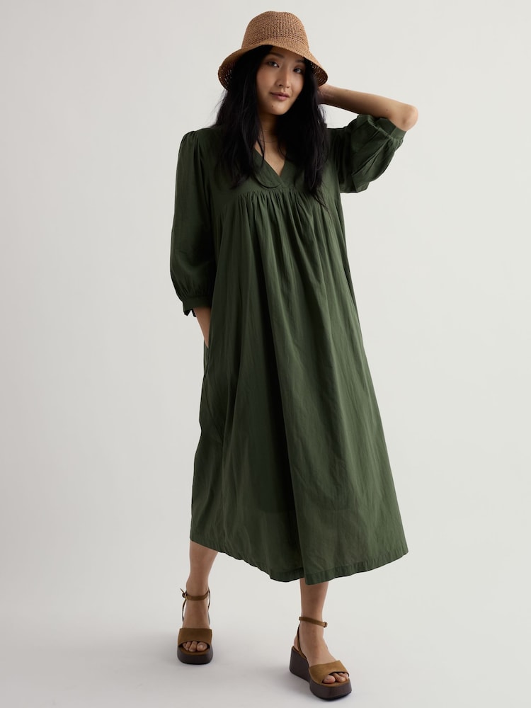 Seasalt Cornwall Green Earth Colours Dress - Image 1 of 5