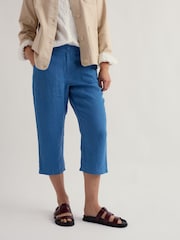 Seasalt Cornwall Blue Brawn Point Trousers - Image 1 of 5